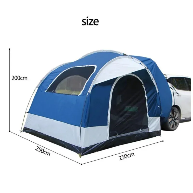 자동차 텐트 Outdoor Car Tail Double-Person Tent Car Side Self-Driving Tour Car Multifunction Sunshade Pergola Camping Tent