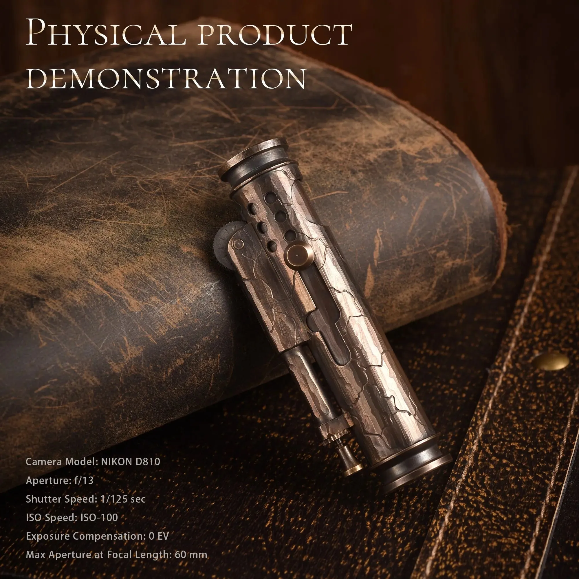 2025 New Products｜ Trench Lighter - Battle Soul - Hand Carved Cracks