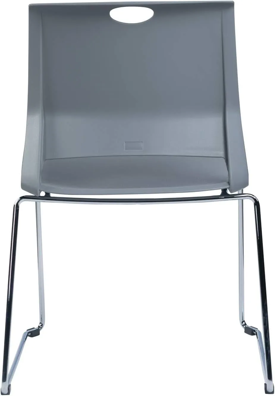 4 Pack Stack Chairs, Lightweight Premium Plastic Chairs, Sled Base Stacking Chair for Office, Home, Library, Business Centers.…