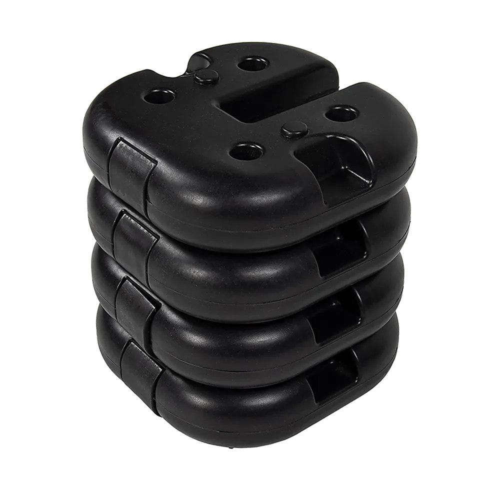 4pcs Outdoor Canopy Tent Leg Weights Anchor Stand Heavy Duty Gazebo Discs Base