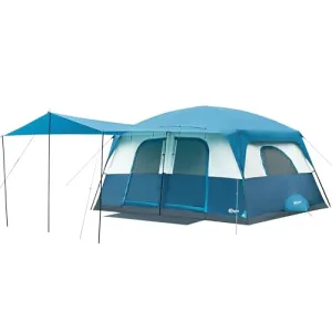 8-Person Family Camping Tent w/ Porch,Big Family Camping Tent