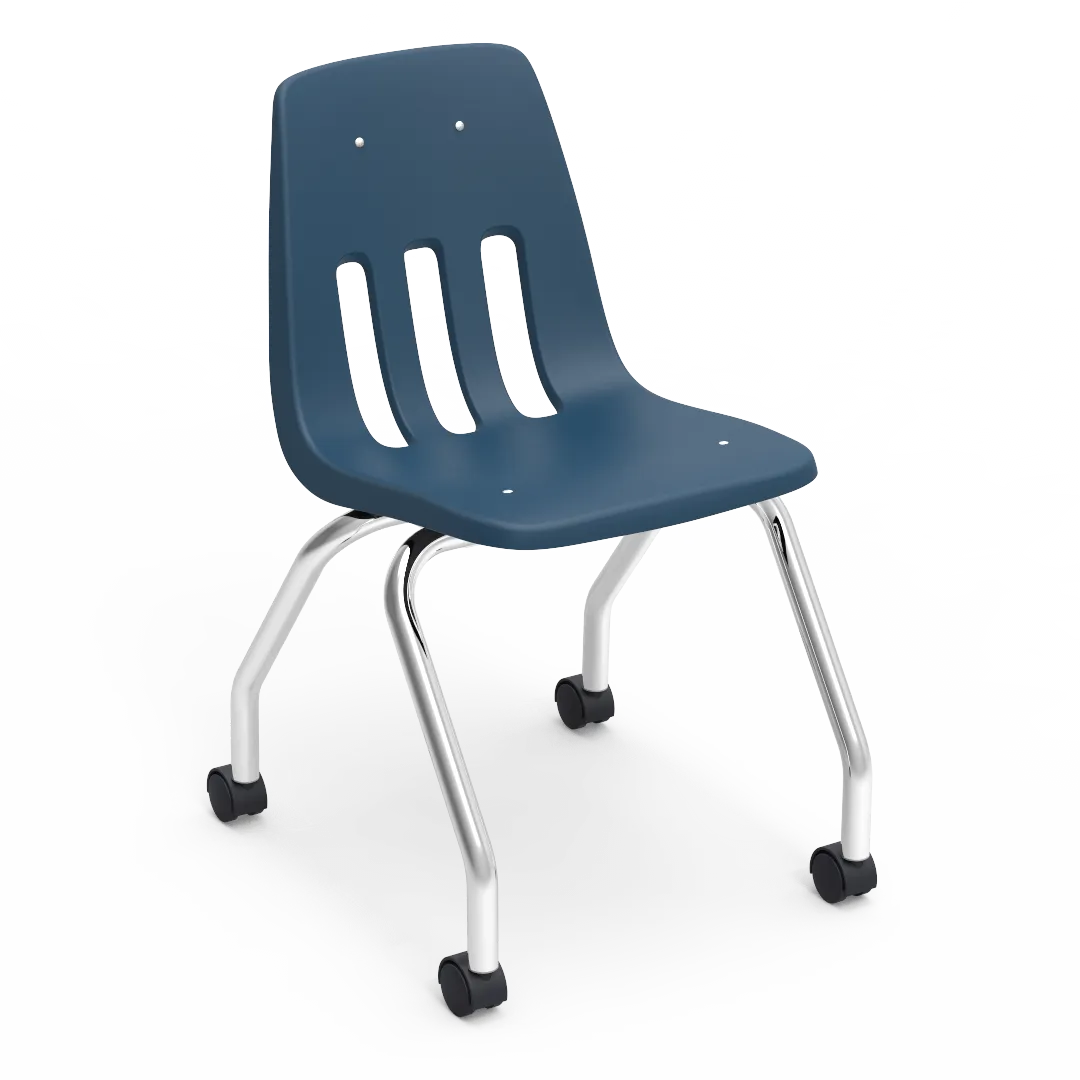 9000 Series Chairs with Casters (Pack of 2)