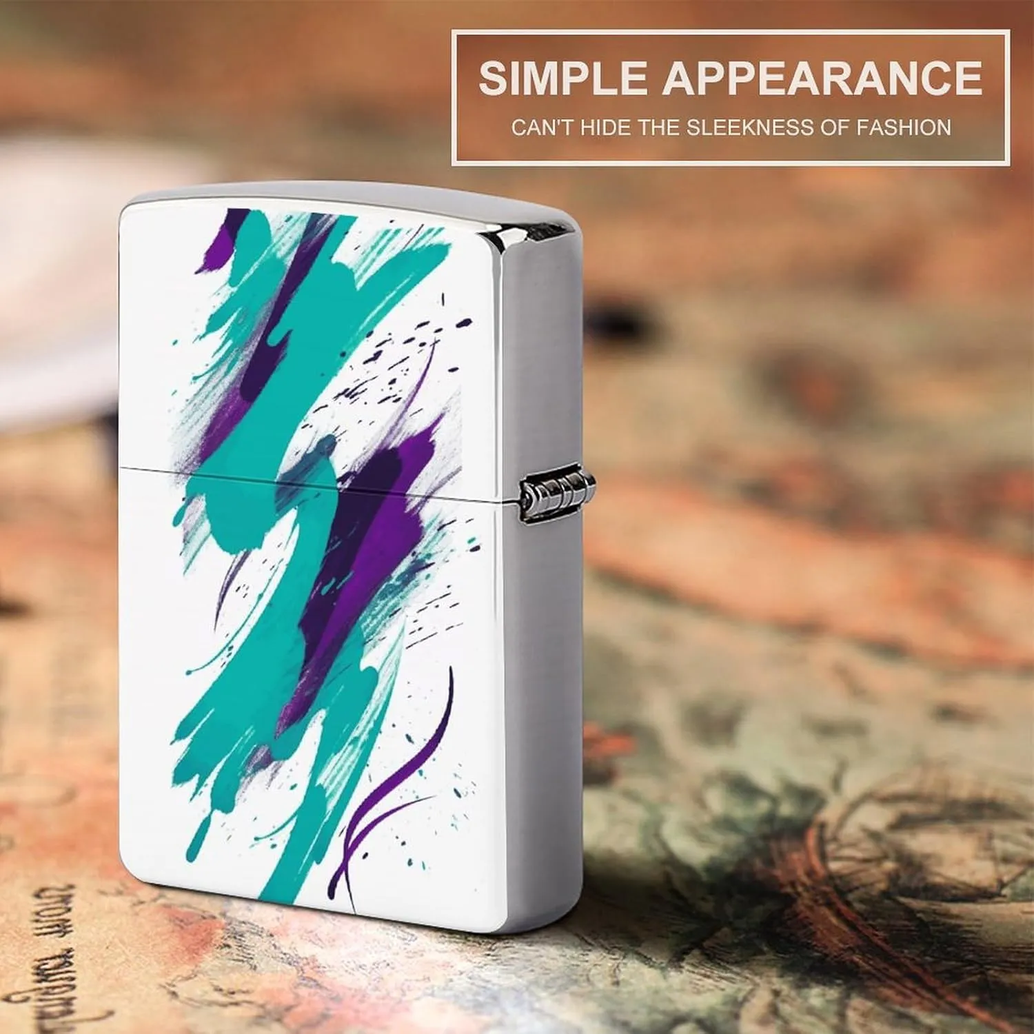 90's Cup DesignLighter Case Waterproof Lighter Sleeve Lighters Protective Cover with Graffiti Design
