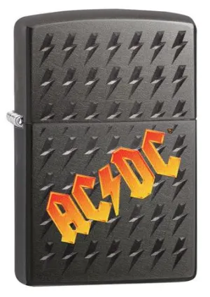 AC/DC gray Zippo lighter (fuel NOT included)