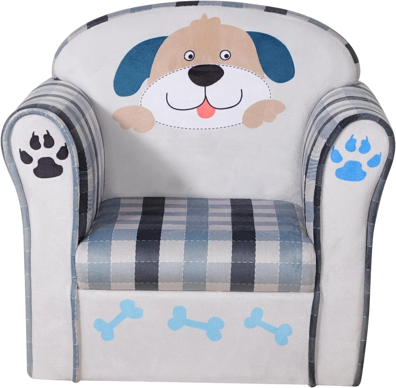 AFBKSS&BB Kids Sofa, Kids Velvet Armrest Chair, Sturdy Wood Construction Kids Armchair, Child Chair for Preschool Children, Lightweight Toddler Sofa Chair