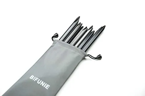 Aluminum Alloy Tent Stakes Pegs,12pcs Aluminum Ground Pegs-Reflective Rope