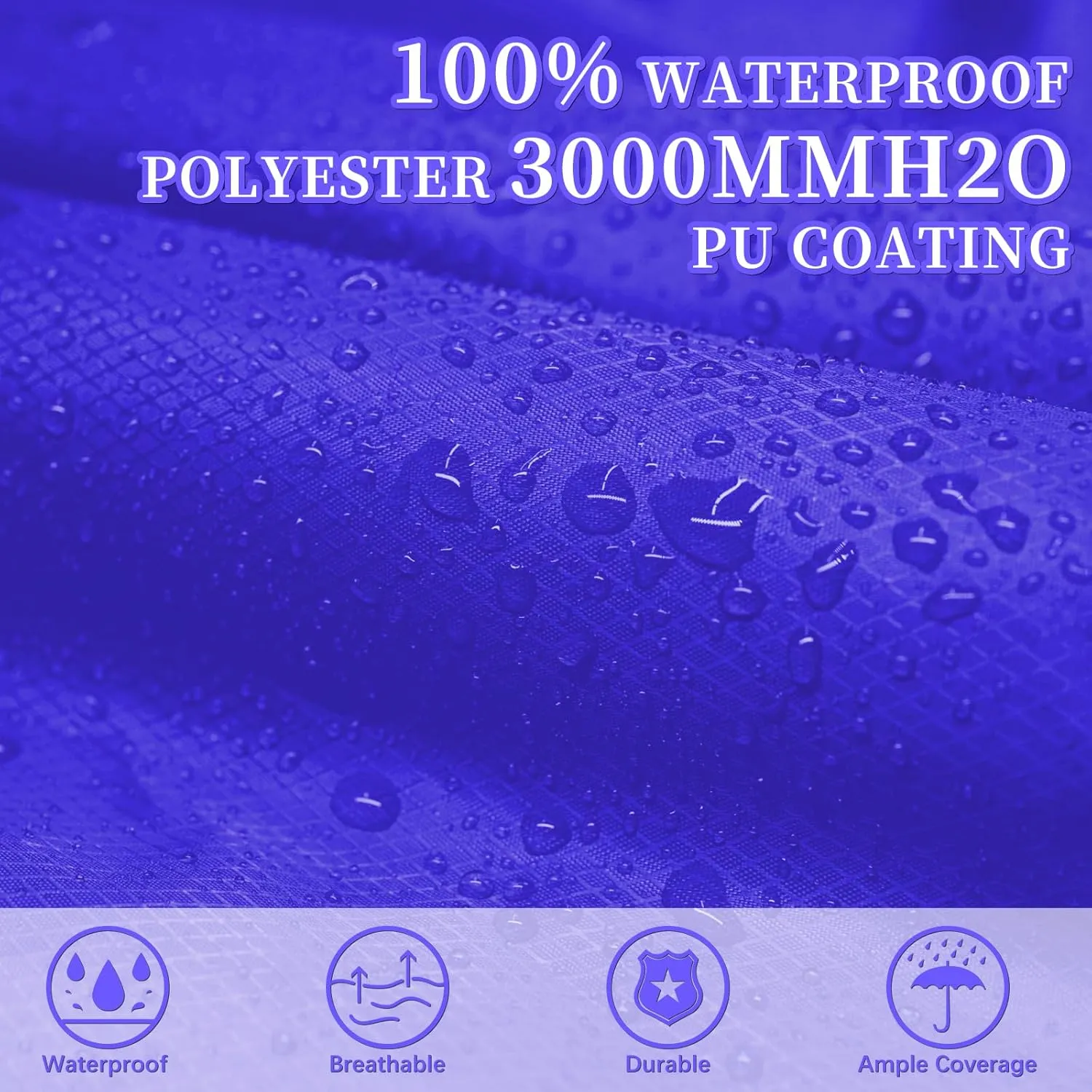 Andake Hooded Rain Poncho for Adults Waterproof Lightweight Raincoat for Men & Women Reusable Rain Ponchos for Cycling