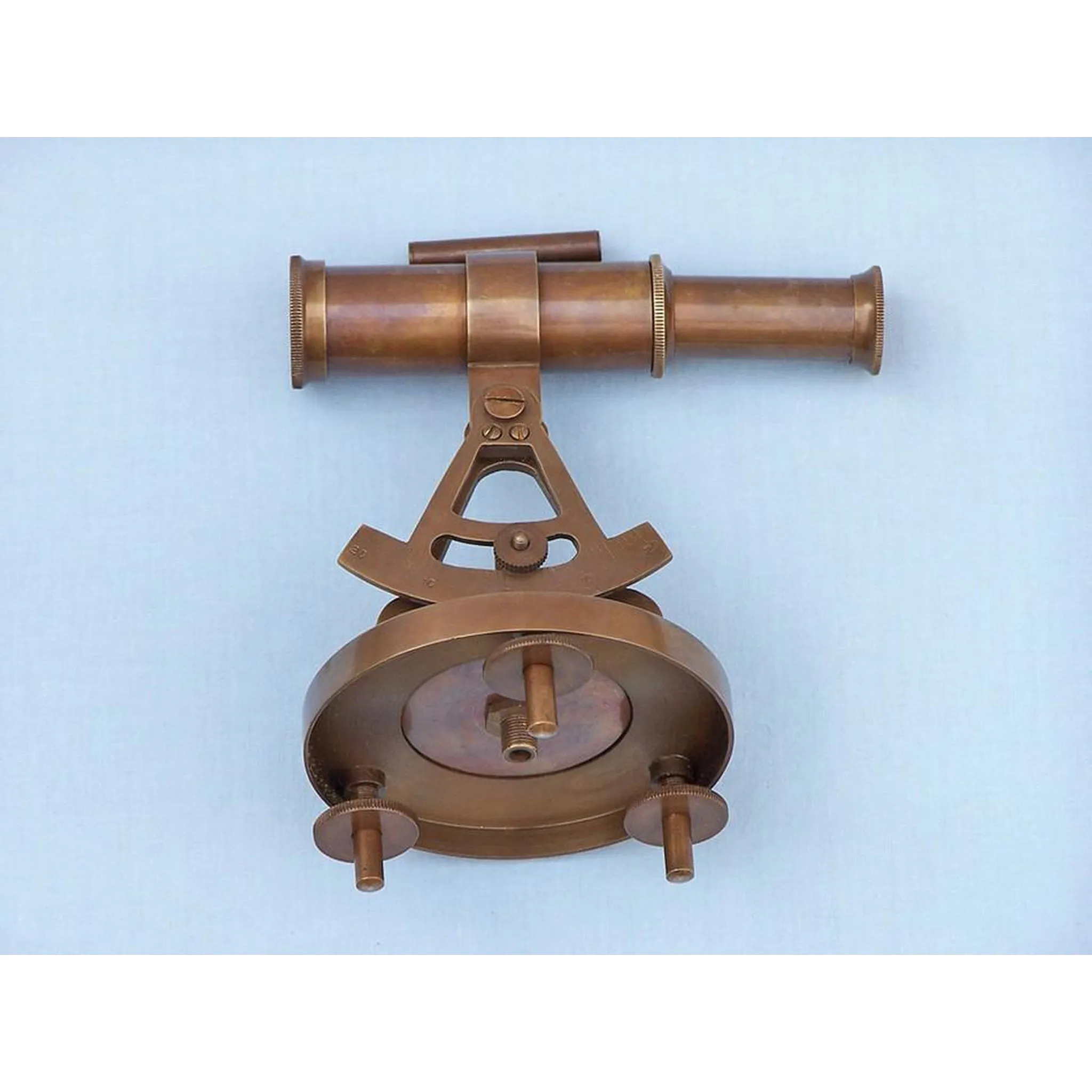 Antique Brass Brass Alidade Compass 7"