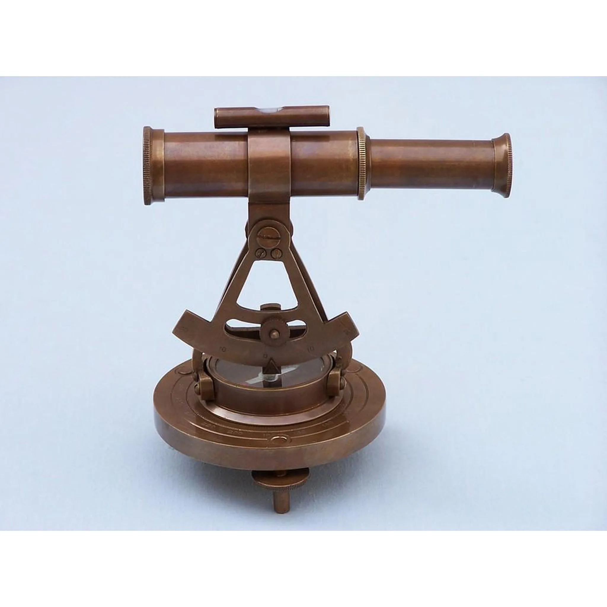 Antique Brass Brass Alidade Compass 7"