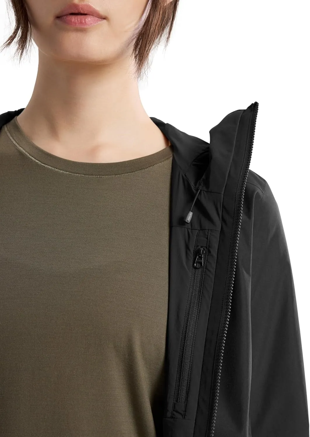 Arc'teryx Solano Hoody Women's | Hybrid Highly Breathable Shell for Alpine Hikes - Redesign