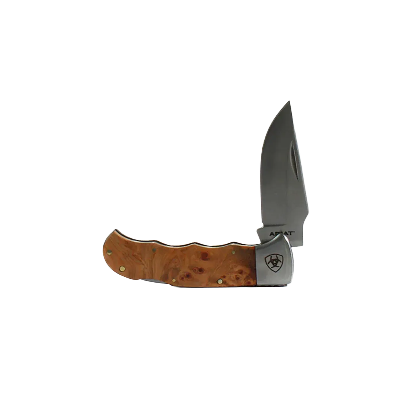 Ariat Smooth Brown Folding Knife