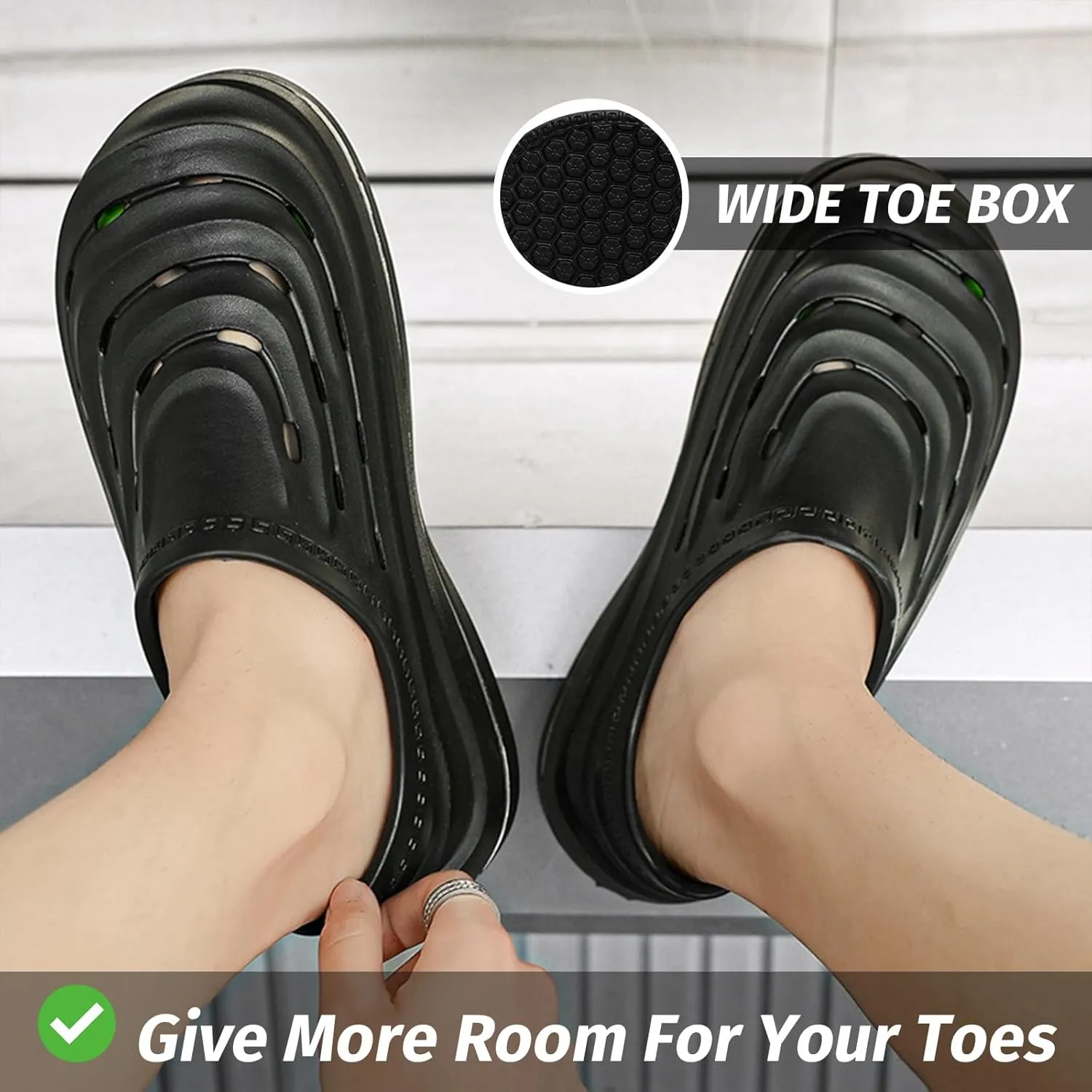Armadillo Chef Shoes for Men - Slip Resistant, Lightweight & Waterproof Zapatos de Chef for Women, Ideal Work Shoes for Kitchens