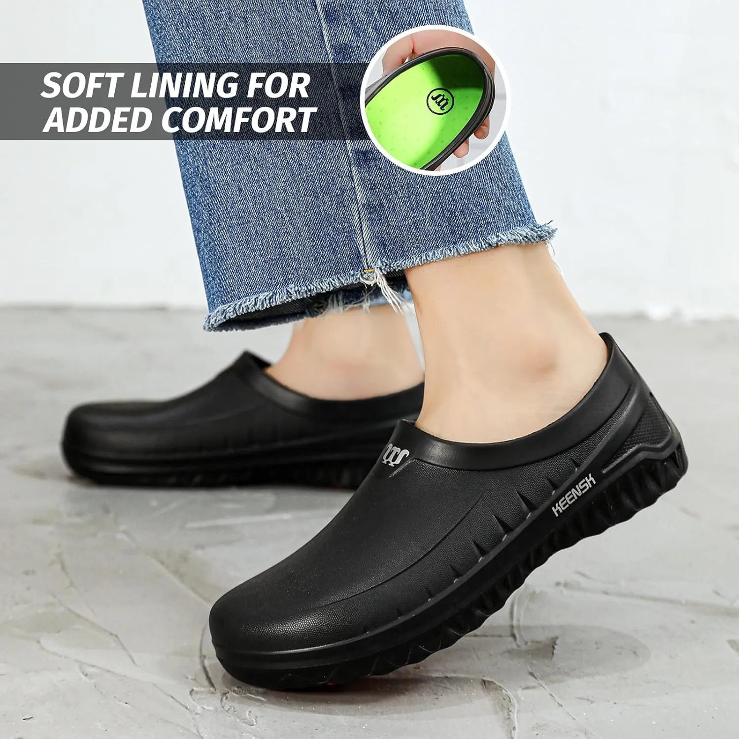 Armadillo Chef Shoes for Men - Slip Resistant, Lightweight & Waterproof Zapatos de Chef for Women, Ideal Work Shoes for Kitchens