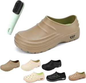 Armadillo Non-Slip Comfort Clogs for Women - Chef & Kitchen Shoes with Slip Resistant Design, Healthy Support for Nurse
