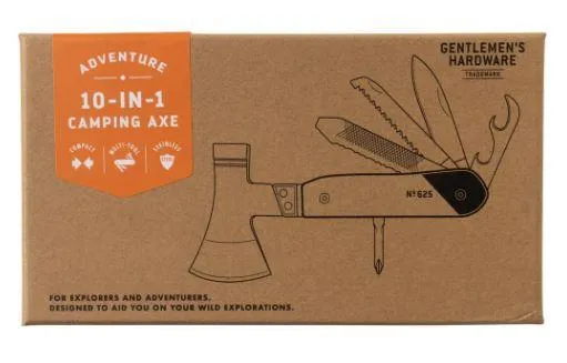 Axe Multi-Tool ~ 10 in 1 Camping Axe