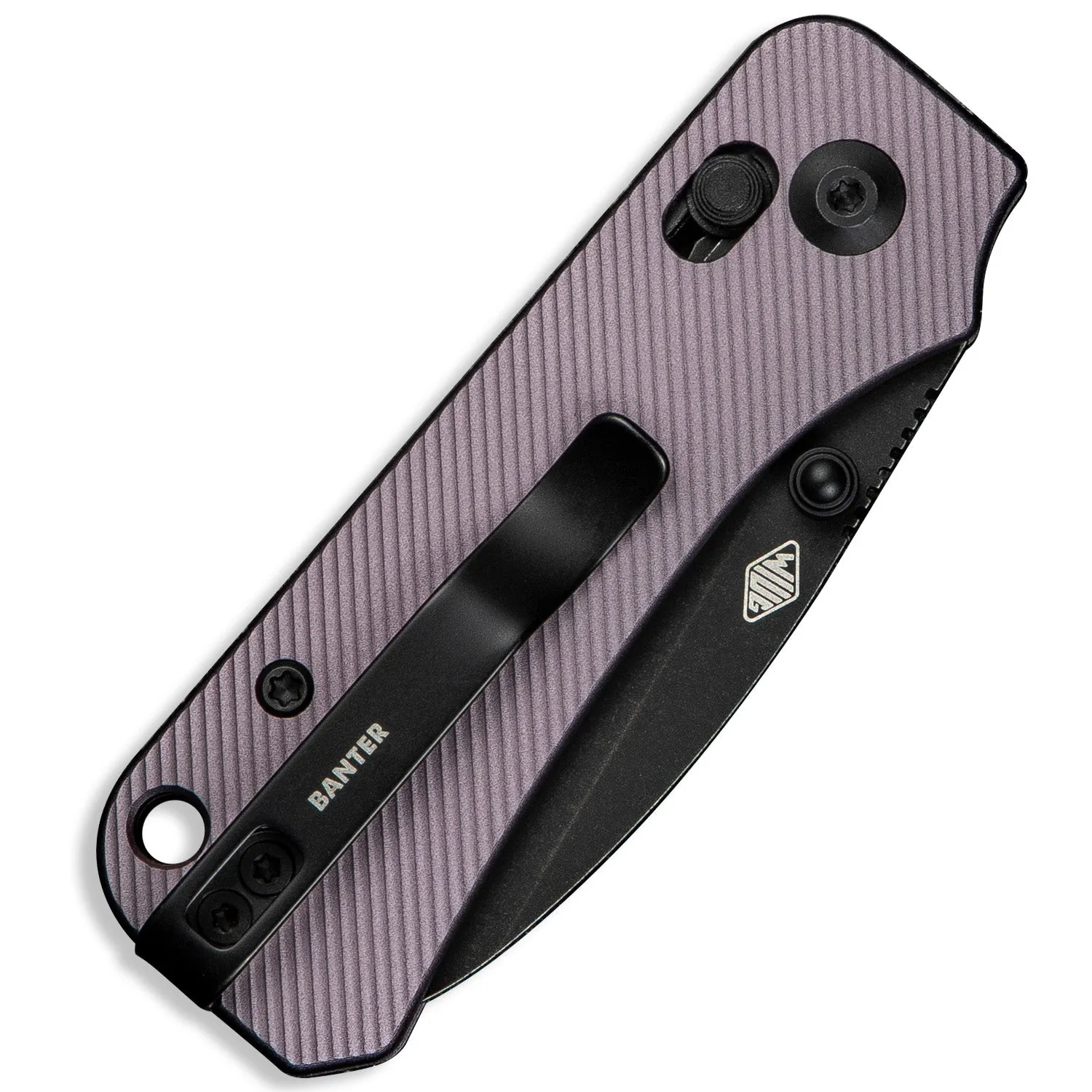 Baby Banter 2 Pocket Knife - Purple Aluminum - Nitro V
