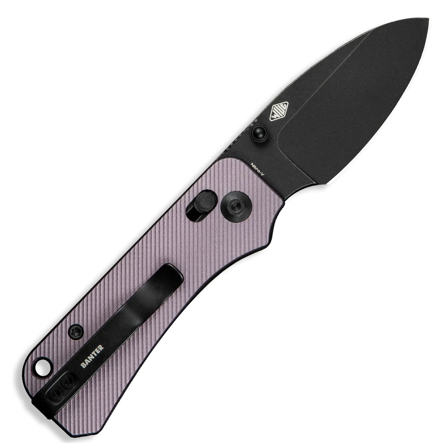 Baby Banter 2 Pocket Knife - Purple Aluminum - Nitro V
