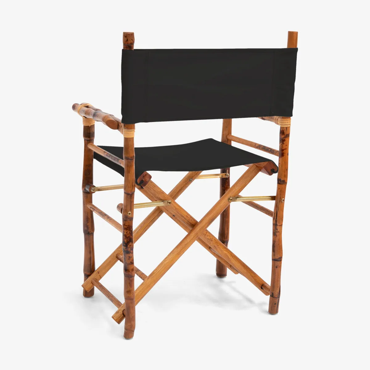Bamboo Folding Director's Chair (Natural & Black)