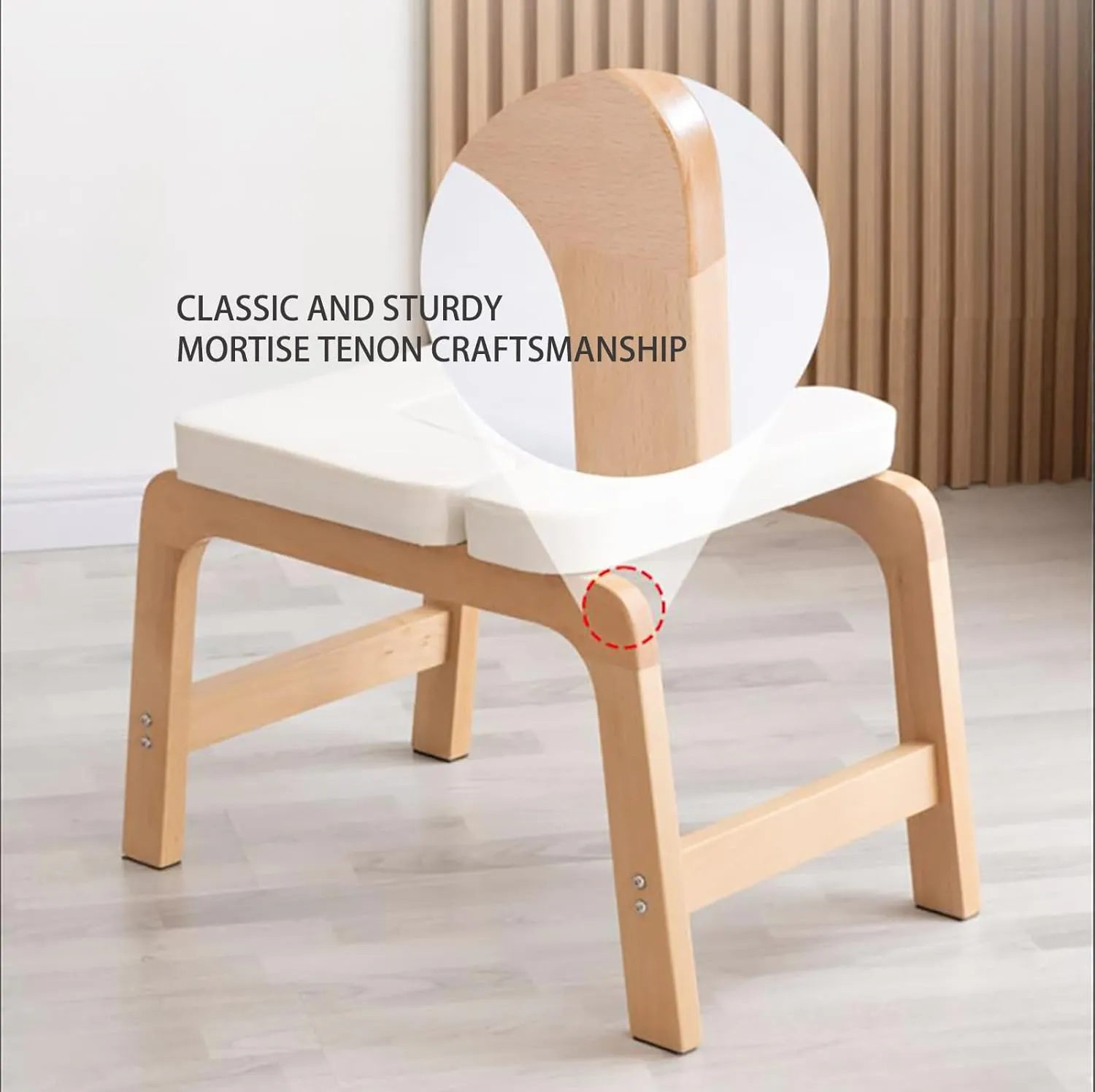 Beech Wood Headstand Yoga Chair Inverted Bench for Inversions and Relaxation,Correct Posture, Build Strength and Flexibility,Fat Burning and Balance Training