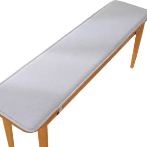 Bench Cushions for Indoor Furniture 40/48/60 x 14/15/17/11 inch Rectangular Non Slip Outdoor Bench Cushion pad for Deck Chair Swings Bench Cushion(Light Gray,13x59inch)