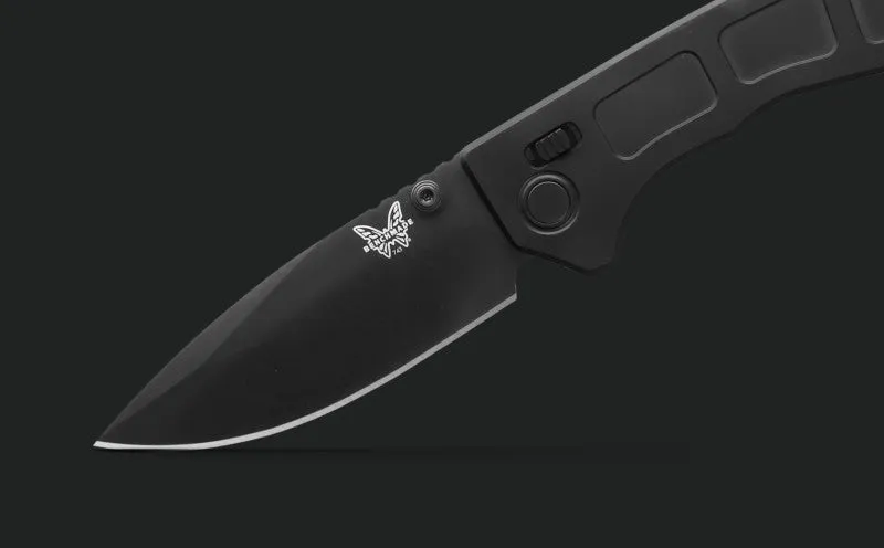 Benchmade 743BK-01 Mini Narrows Black 2.98" Plain Edge Folding Pocket Knife