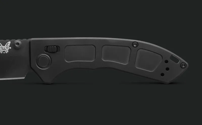 Benchmade 743BK-01 Mini Narrows Black 2.98" Plain Edge Folding Pocket Knife