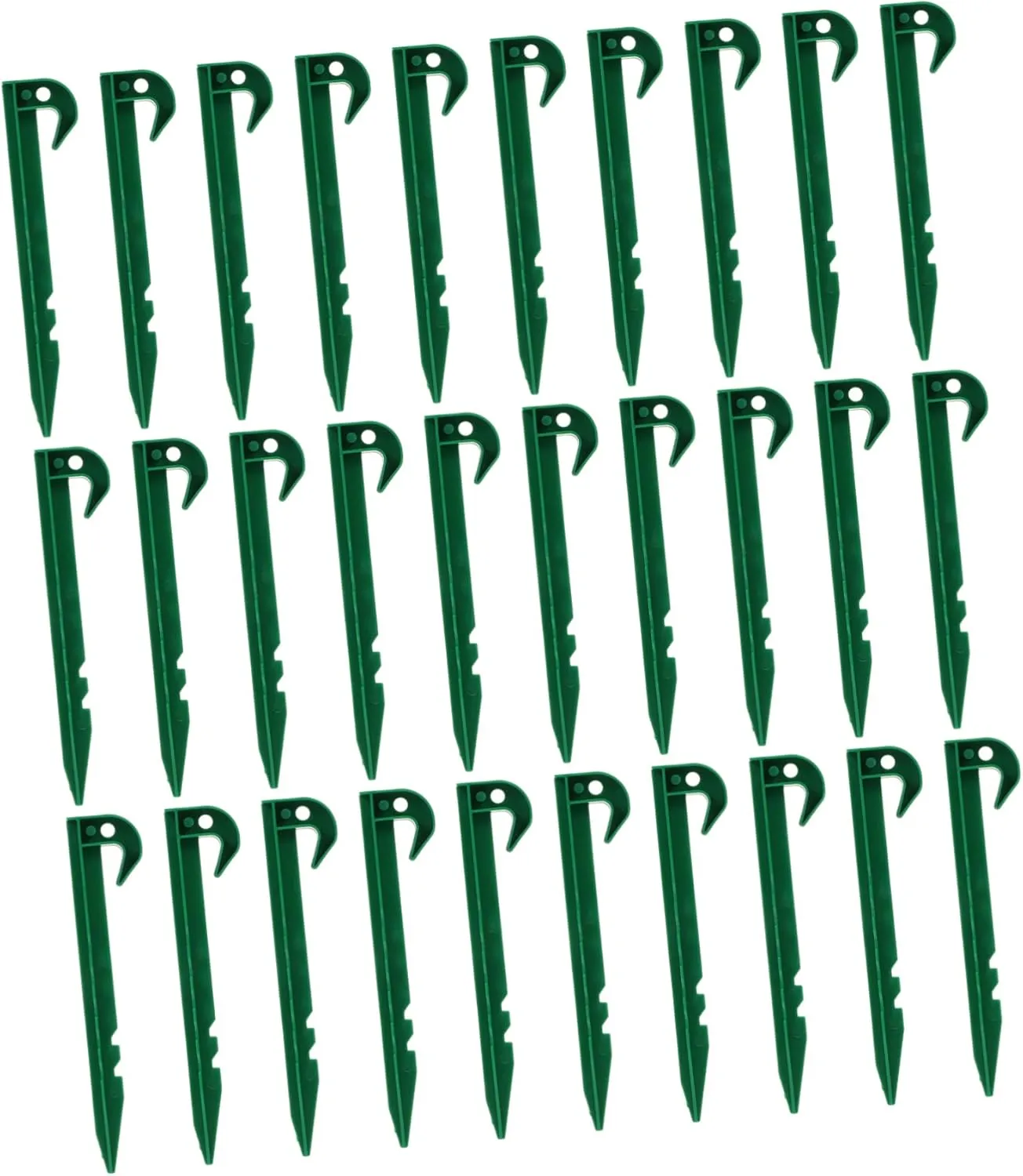 BESPORTBLE 30pcs Ground Nails Tent Pegs for Outdoor Camping Gardening Landscaping Lightweight Garden Stakes for Securely Fixing Tents Awnings