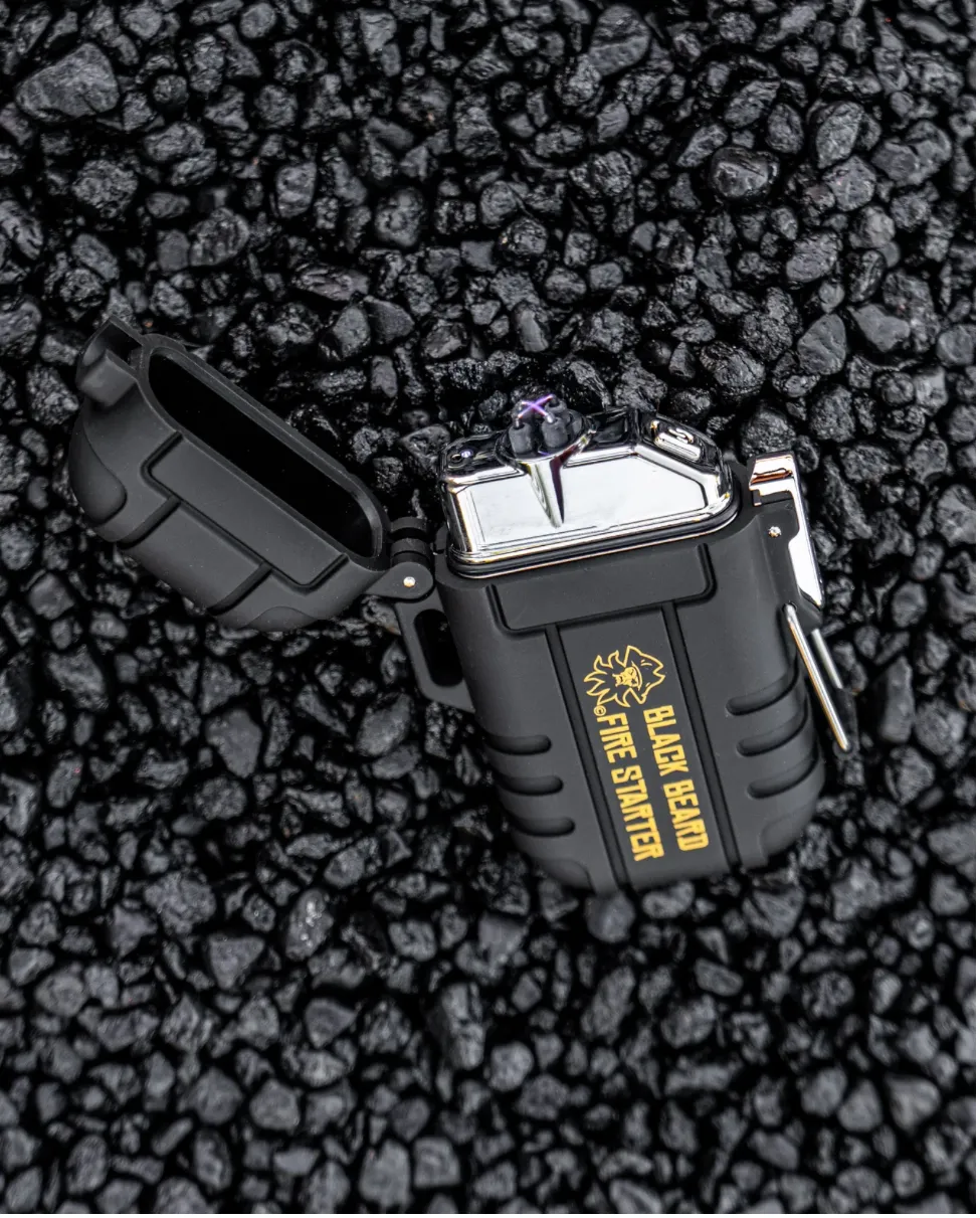 Black Beard ARC Plasma Lighter (Wind & Waterproof)