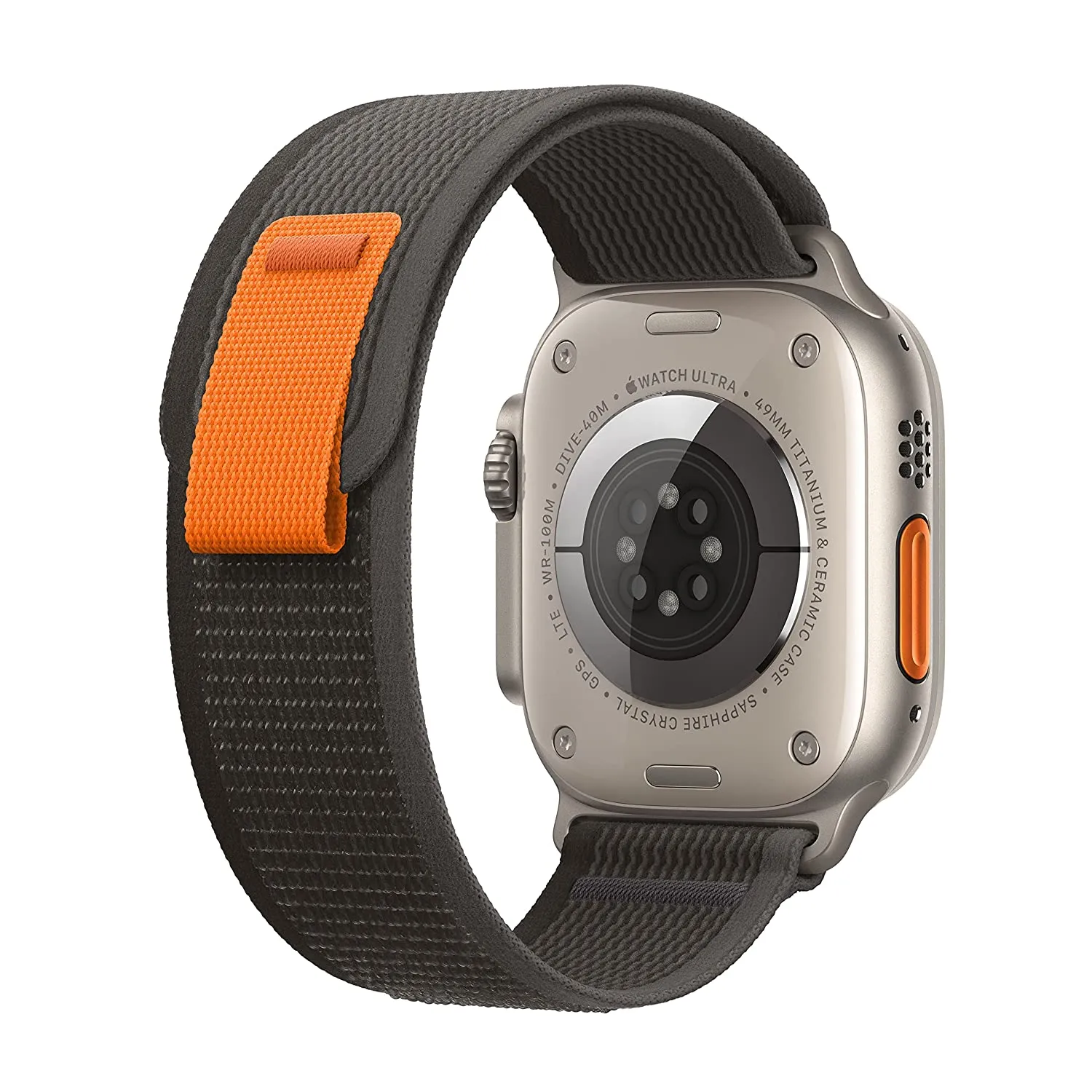 Black Ultra Smart Watch (Rugged Titanium Case & Trail Loop  ) - Imported