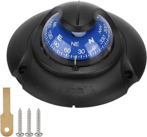 Boat Accessories Outdoor Magnetic Compass with 12V LED Multi-Functional Nautical Compass Navigation Guide Travel Tools