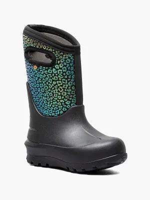 Bogs Kids Neo-Classic Rainbow Leopard Boot