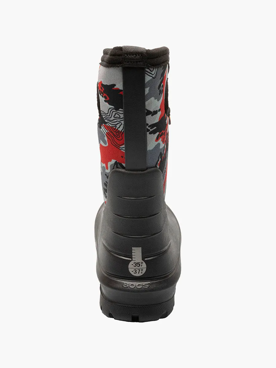 Bogs Kids Neo-Classic Topo Camo Boot