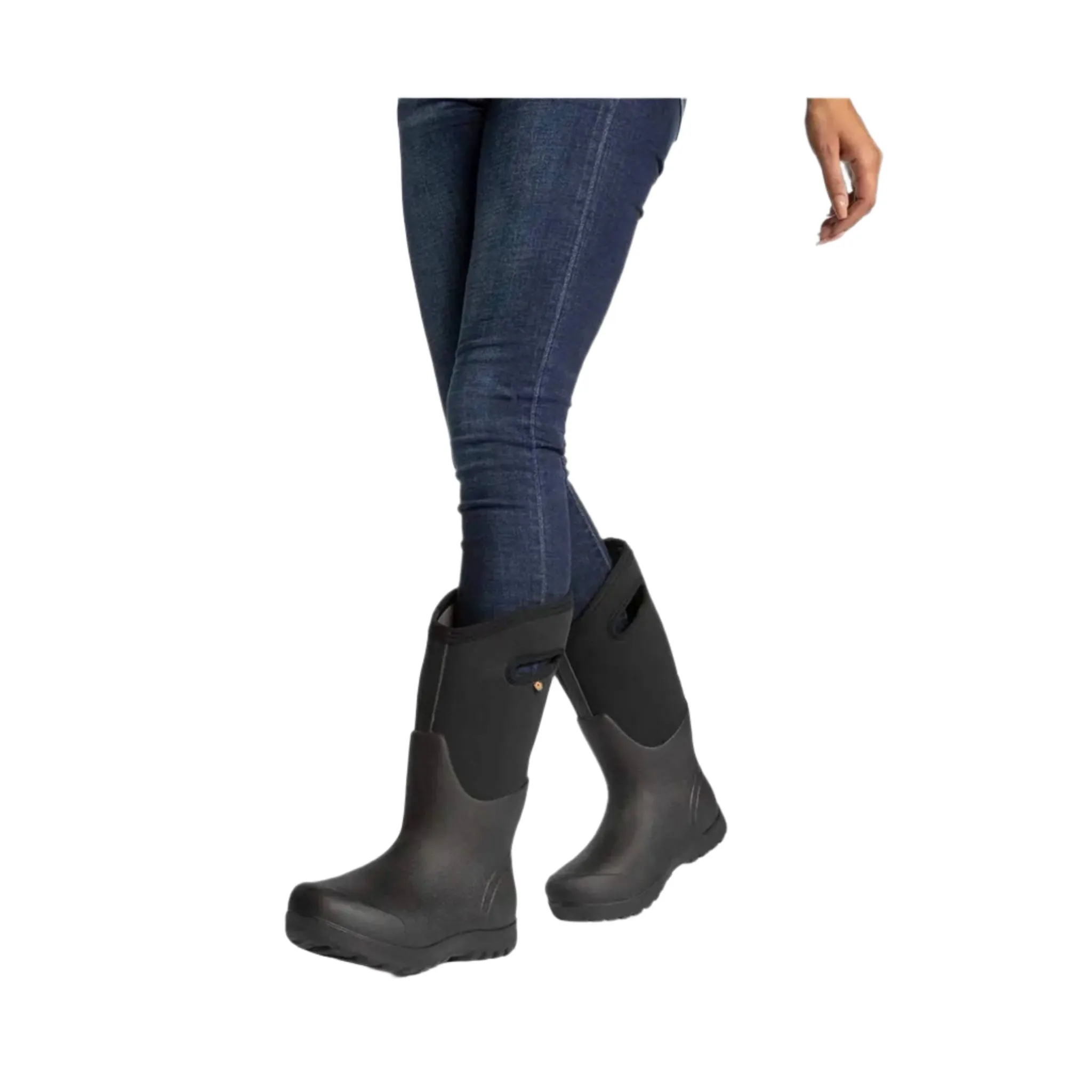 Bogs Women's Neo Classic Tall Pull On Rain Boot - Black