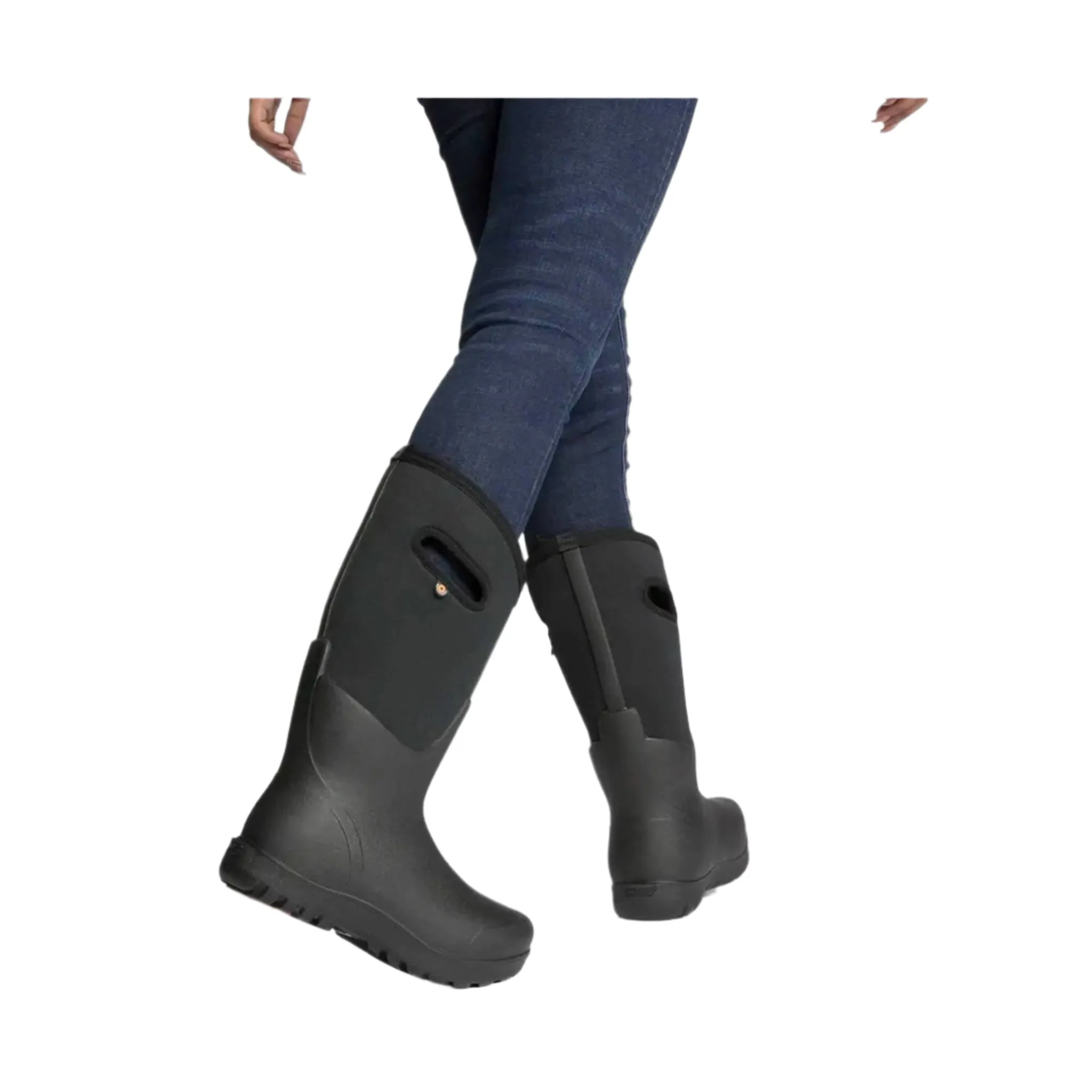 Bogs Women's Neo Classic Tall Pull On Rain Boot - Black