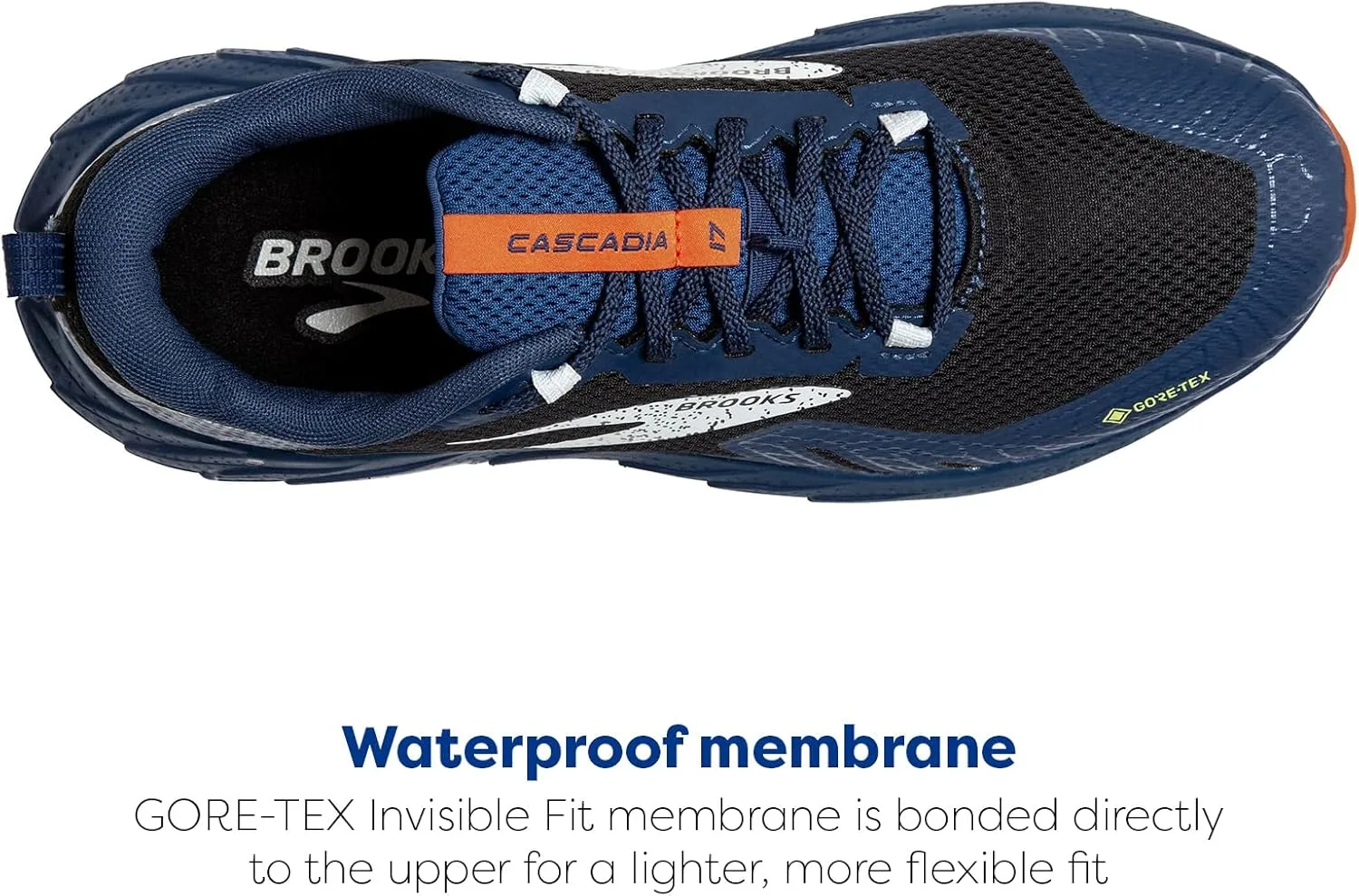 Brooks Men’s Cascadia 17 GTX Waterproof Trail Running Shoe