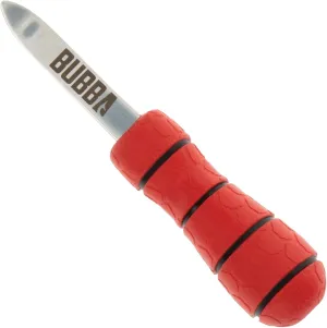 BUBBA Shucking Knife - Oyster Shucking Knife with 2.5" Stainless Steel Curved Tip Blade with Non-Slip Grip Handle
