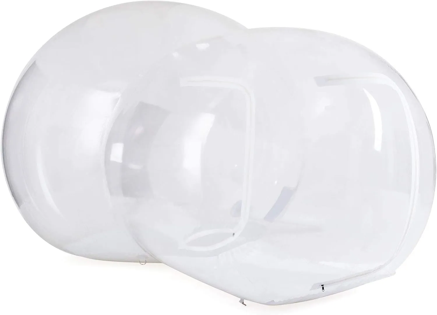 Bubble Tent,Inflatable Tent Grade PVC Clear Eco Dome Camping Bubble Tent W/Fan,Large Oversize Screen House for Patios,Weather Proof Pod,Cold Protection Camping Tent (9.8 x 7.5ft, Transparent)
