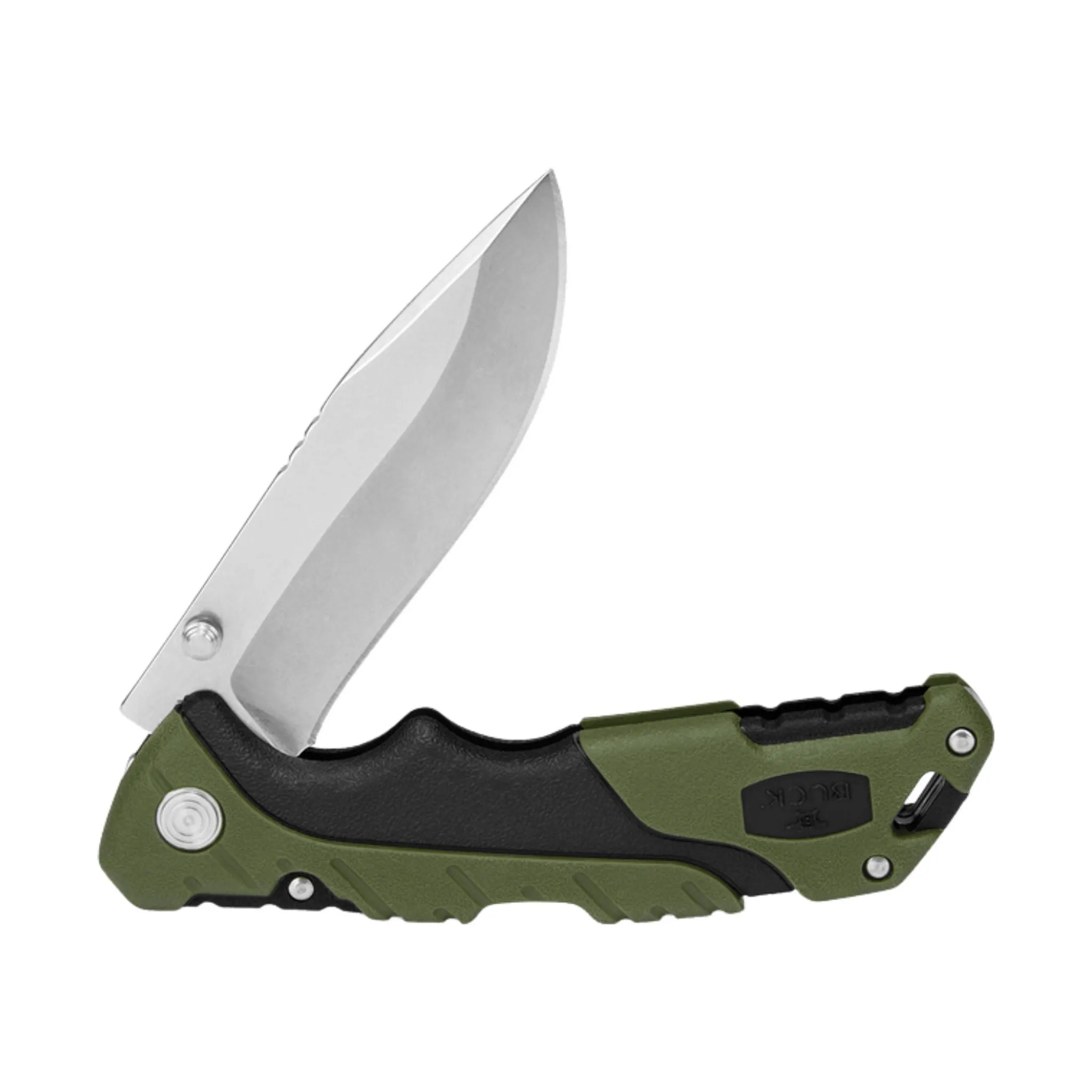 Buck Large Folding Pursuit Knife - Green/Black