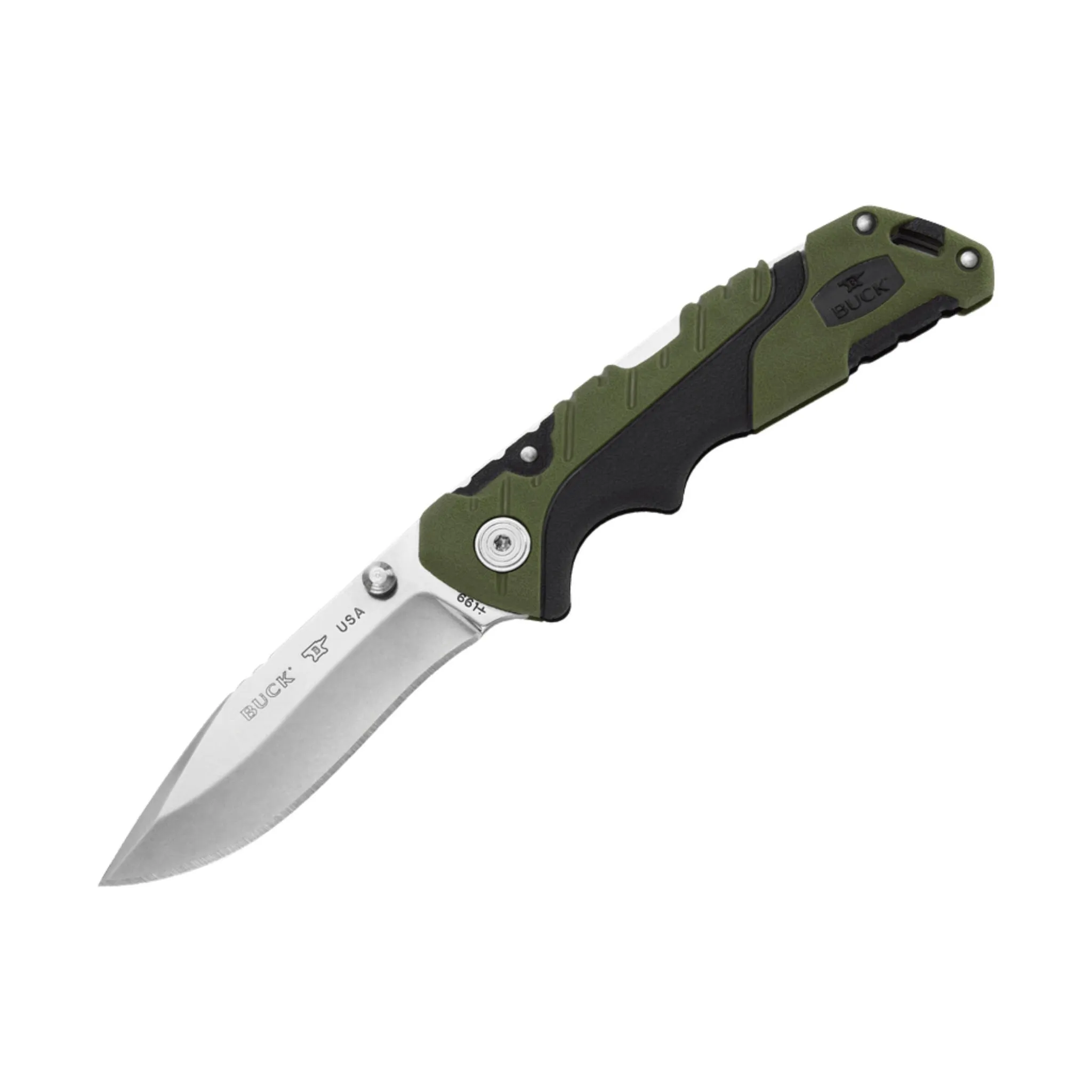 Buck Small Folding Pursuit Knife - Green/Black
