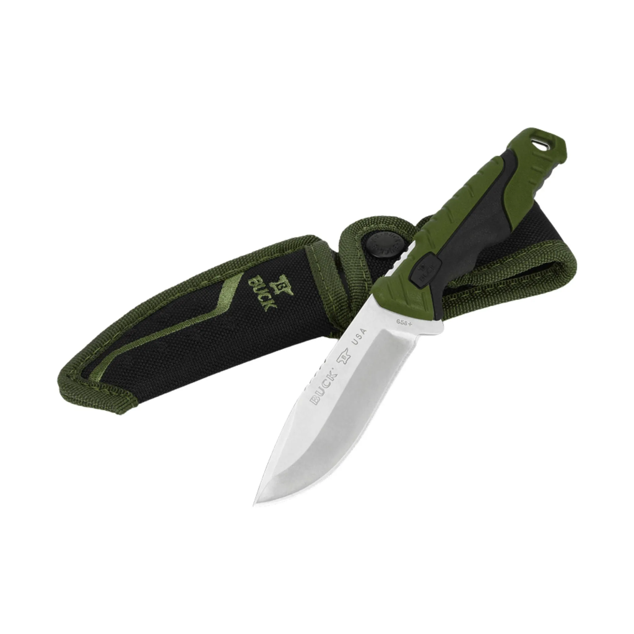 Buck Small Pursuit Knife - Green/Black