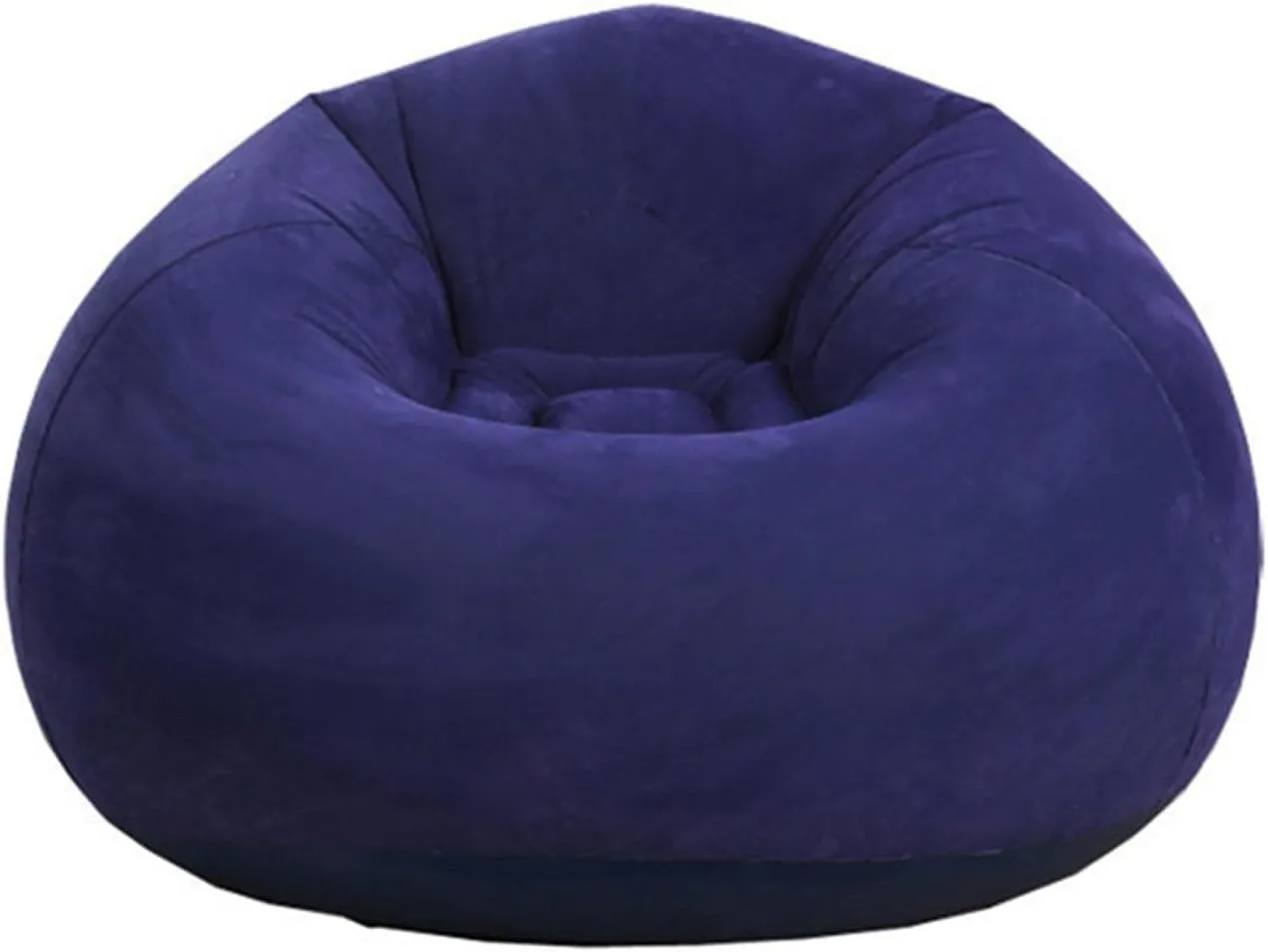 CALIDAKA Bean Bag Chair, Ultra Soft Inflatable Lazy Sofa Couch for Kids Adults, Washable Couch Bean Bag Chair Lounger Home Decor for Living Room Bedroom(Blue)