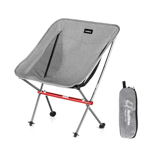 Camping Chair,Ultralight Portable Camp Chair w/ Storage Bag,Compact Folding Beach Chair