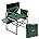Camping Directors Chair,Heavy Duty,Oversized Portable Folding Chair w/ Side Table