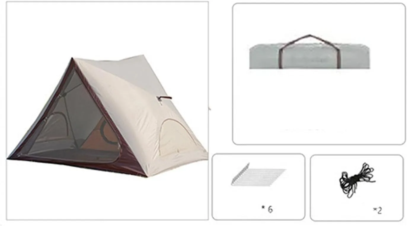 Camping Tent Beach Tent 4 Sided Ventilation Accessories Sun Protection Outdoor Automatic Tent for Backpacking Family Travel