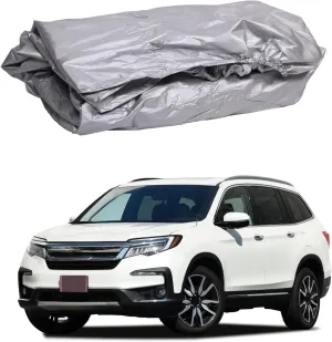 Car Cover Custom Fit Honda Pilot from 2002 to 2023, Waterproof All Weather for Auto, Sun Rain Dust Snow Protection. Fits Honda Pilot 5 Layer Car Cover Fitted Water Proof In Out door Rain Snow Dust