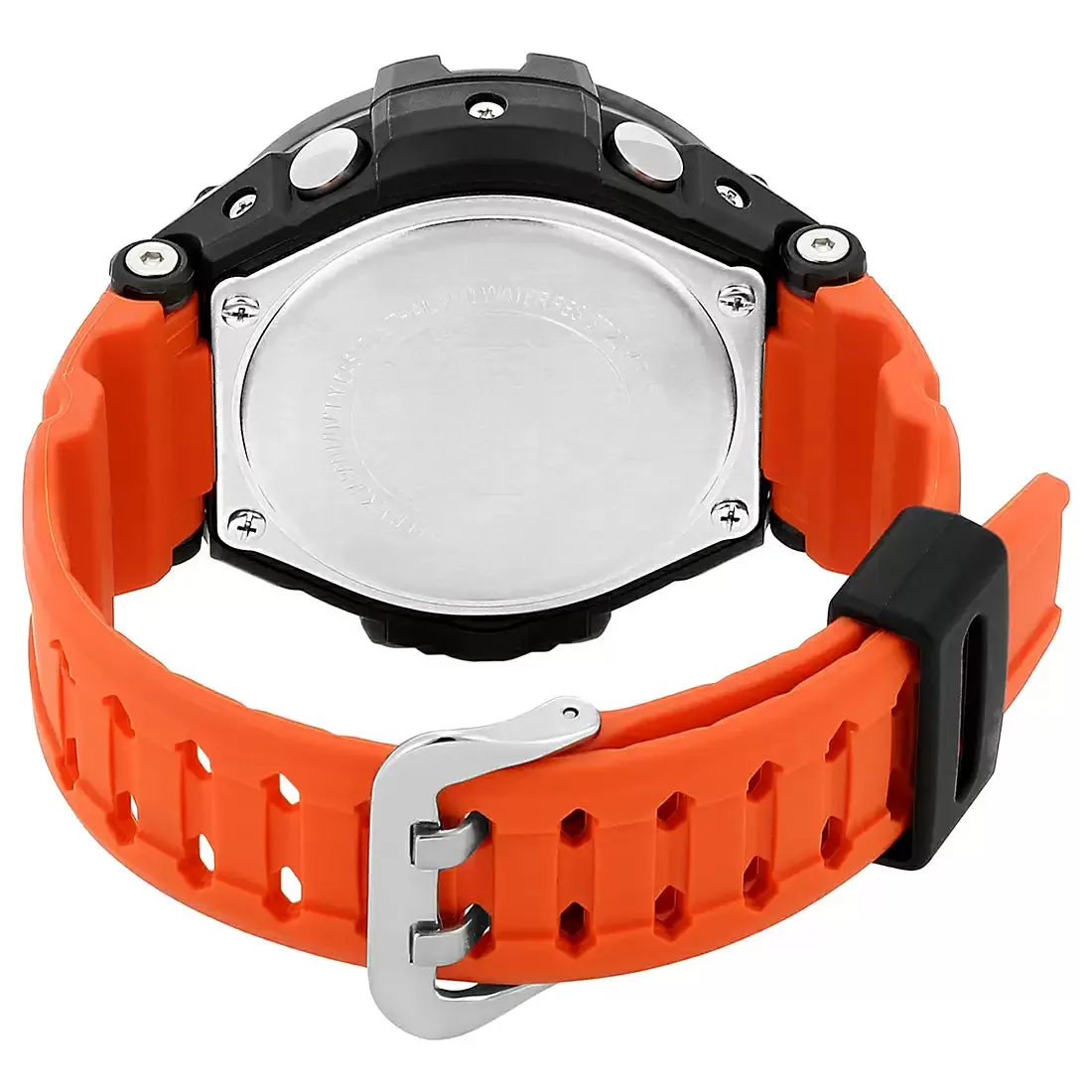 Casio G-Shock Black & Orange Dial Men 52.1mm