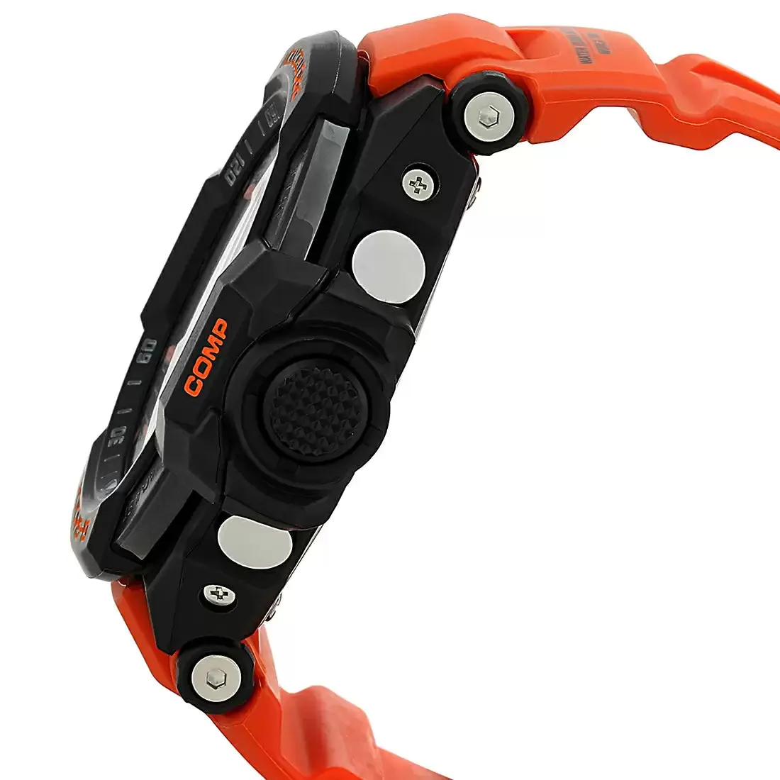 Casio G-Shock Black & Orange Dial Men 52.1mm