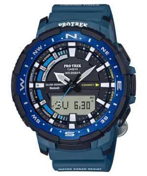 Casio Men's Pro Trek Quartz Sport Watch with Resin Strap Blue Watch