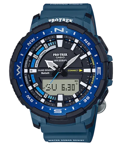 Casio Men's Pro Trek Quartz Sport Watch with Resin Strap Blue Watch