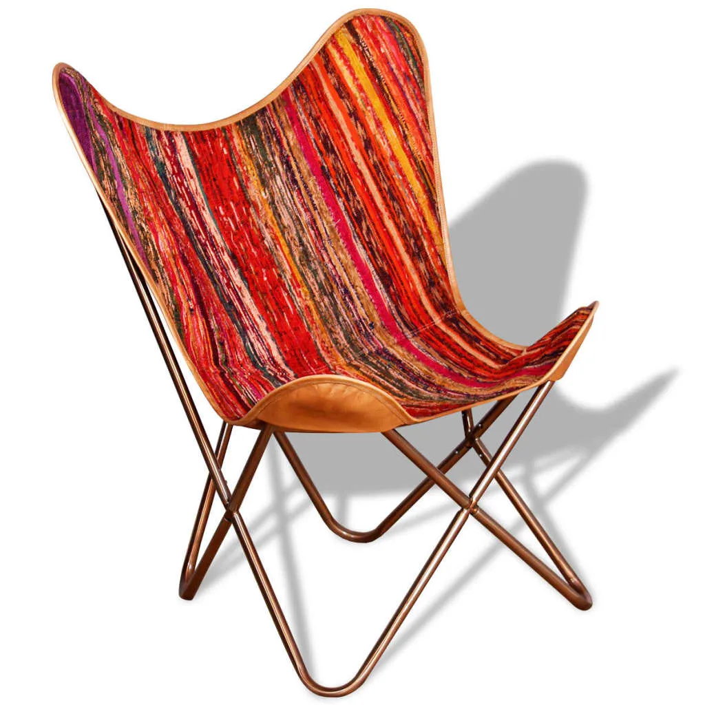 Chair Living Room Chair with Powder Coated Iron Frame Real Leather